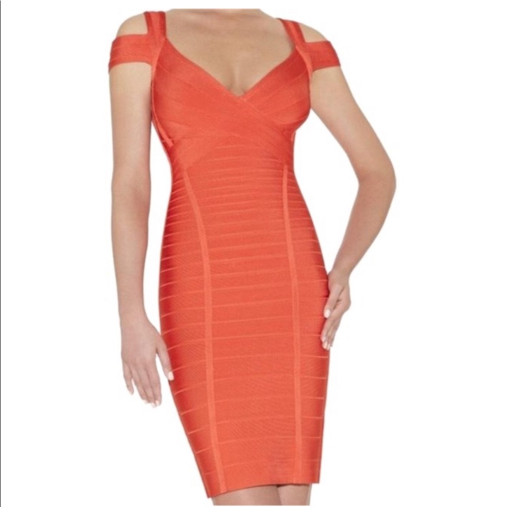 NWT Herve Leger bodycon dress